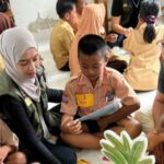 PT Gema Kreasi Perdana (GKP) menggelar kelas Kepemimpinan di Sekolah Dasar Negeri (SDN) 06 Rokoroko, Kecamatan Wawonii Tenggara, Kabupaten Konawe Kepulauan (Konkep), Provinsi Sulawesi Tenggara (Sultra), Sabtu (25/2/2023). Foto : Istimewa