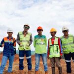 Tim verifikasi Balai Pemantapan Kawasan Hutan dan Tata Lingkungan (BPKHTL) wilayah XXII, Direktorat Jenderal Planologi Kehutanan dan Tata Lingkungan, Kementerian Lingkungan Hidup dan Kehutanan saat melakukan kunjungan ke PT GKP di Kabupaten Konawe Kepulauan pada 13 Mei 2023 lalu. Foto: Ist