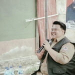 Anggota Komisi III DPRD Provinsi Sulawesi Tenggara (Sultra), Yudhianto Mahardika melakukan sosialisasi Peraturan Daerah (Perda) Nomor 9 Tahun 2016 tentang Penanggulangan Bencana di Kelurahan Bungkutoko, Kecamatan Nambo, Kota Kendari, beberapa waktu lalu. Foto: Ist