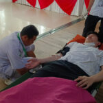 PSX_20240514_185301 Suasana donor darah yang dilaksanakan panitia Perayaan Kenaikan Yesus Kristus Sulawesi Tenggara (Sultra), di salah satu restoran di Kota Kendari. Kegiatan ini dilakukan dalam rangka memperingati Hari Kenaikan Yesus Kristus. Foto: Ist