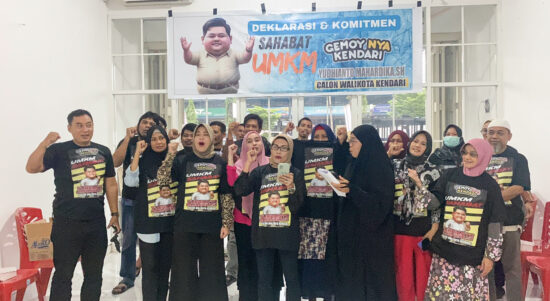 Komunitas Sahabat Usaha, Mikro, Kecil Menengah (UMKM) Gemoynya Kendari atau Yudhi Mahardika resmi dibentuk pada Kamis, 23 Mei 2024. Foto: Ist
