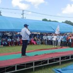 Pasangan calon (paslon) gubernur dan Wakil Gubernur Sulawesi Tenggara (Sultra) nomor urut 2, Andi Sumangerukka (ASR)-Hugua melaksanakan kampanye di Desa Wakumoro, Kecamatan Parigi, Kabupaten Muna, Jumat, 15 November 2024. Foto: Tim media ASR-Hugua