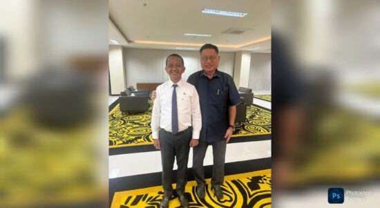Ketua Dewan Pimpinan Daerah Partai Golkar Sulawesi Tenggara, Herry Asiku bertemu Ketua Umum Golkar, Bahlil Lahadalia di Jakarta beberapa waktu lalu. Foto: Ist